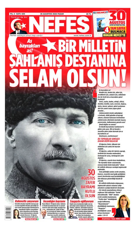 Nefes gazete manşeti