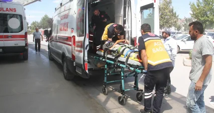 Konya’da inşaatta korkutan kaza! 3. kattan beton zemine çakıldı!