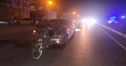 Konya yolunda otomobil motosiklete saplandı: 1 ölü, 1 yaralı!