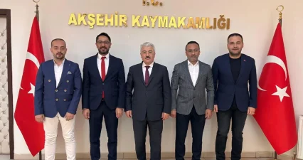 AK Parti Akşehir Yönetiminden Kaymakam Yiğit’e Ziyaret