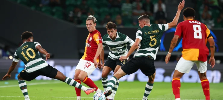 Galatasaray, Şampiyonlar Ligi'ne Sporting mağlubiyetiyle başladı